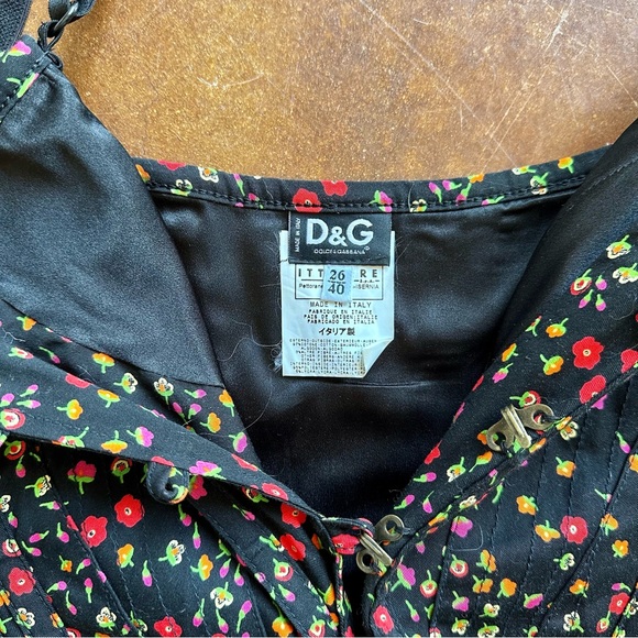 Dolce & Gabbana Floral Corset Top - Picture 6 of 7